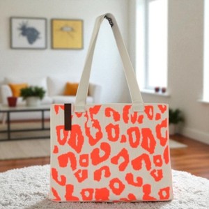Tasche neon-orange/beige